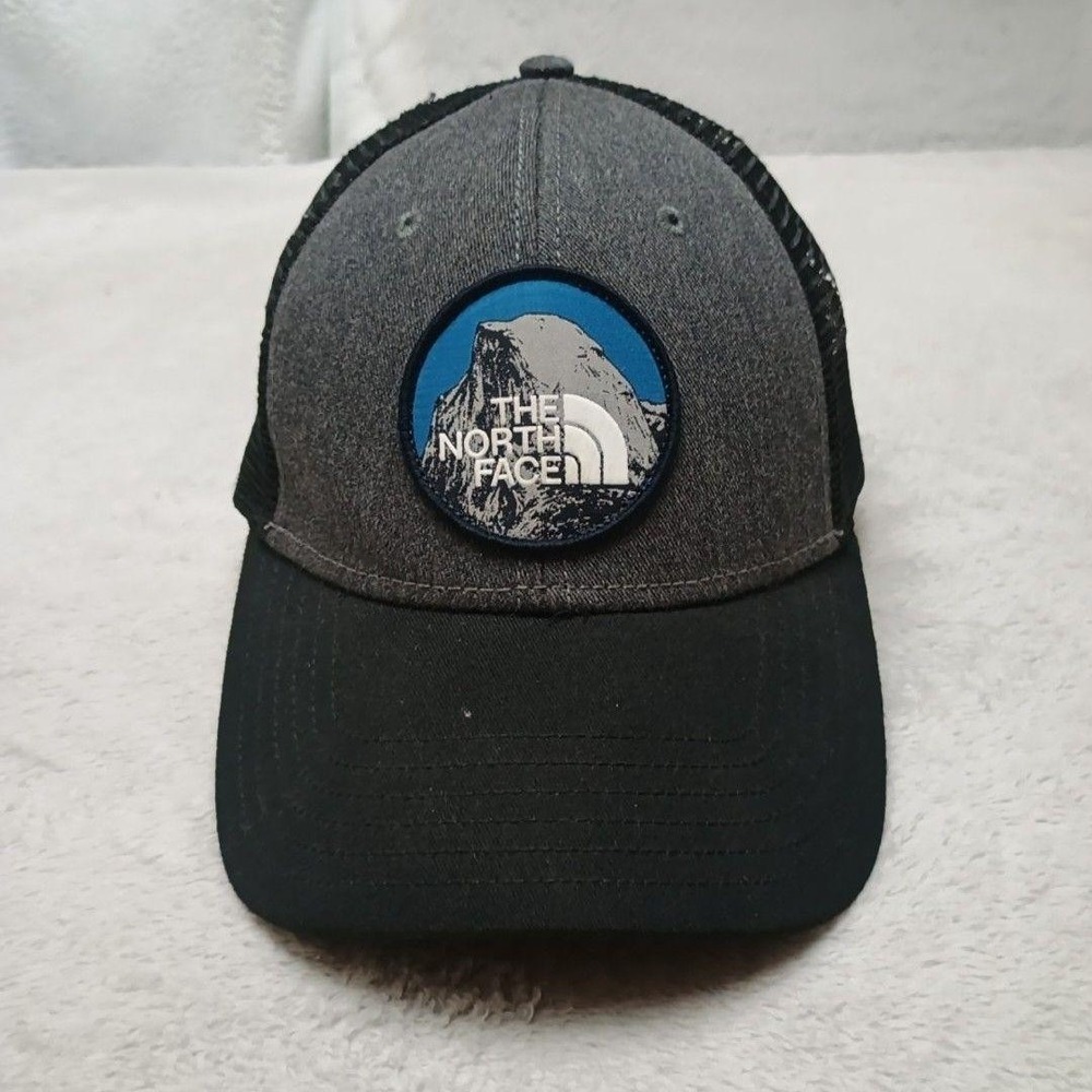 The North Face Hat Cap Trucker Mens Black Mesh Adjustable Outdoor Hiking Mudder